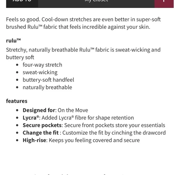 🔥SOLD🔥Lululemon Ready to Rulu Jogger 29" - Picture 6 of 12